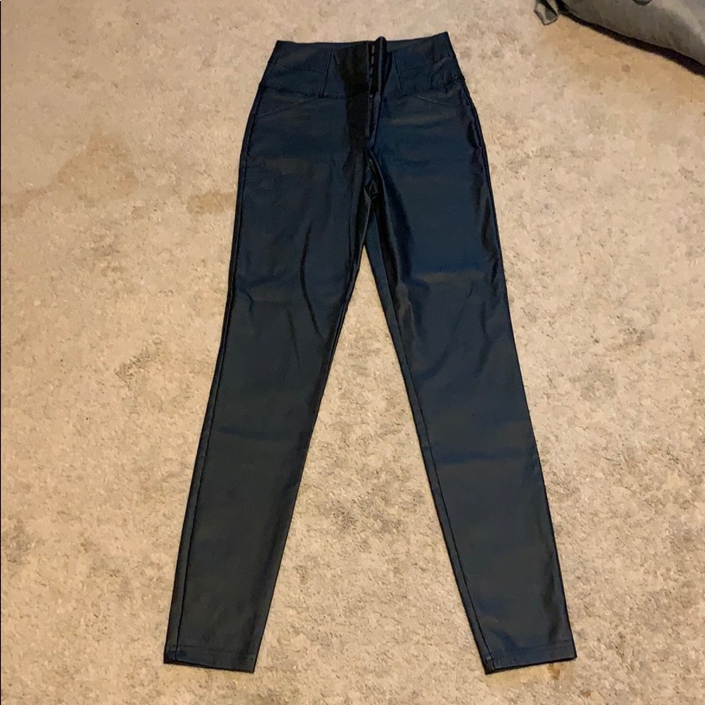 Black Leather Pants